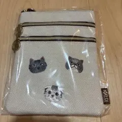 KALDI 猫の日バッグ2026 3段マルチポーチ