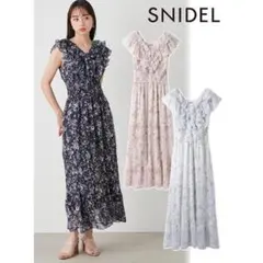 【超美品】snidel Sustainable プリーツフリルワンピース