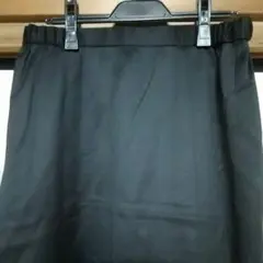 最終再値下げハンドメイド昭和レトロ6枚接ぎスカート ブラックvintage