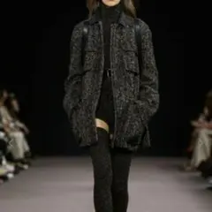 Max Mara angio ウールツイードジャケット 新品タグ付きのサムネイル