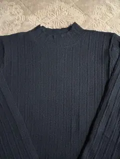 n.natural beauty ハイネックニットブラック M