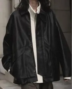 ARTIFICIAL GRAIN MILITARY BLOUSON