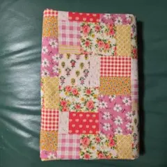 生地　布地　綿麻キャンバス　SEVENBERRY　フラワー　パッチワーク