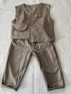 フォーマルスーツ ベージュ 100cm