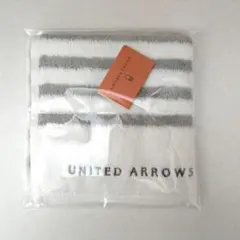 【UNITED ARROWS ストライプタオルハンカチ】
