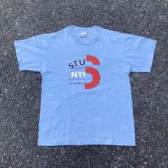 Stussy 90s 紺タグ USA製 ブルー Tシャツ オールドステューシー