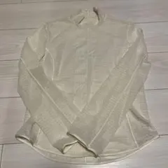 シースルー　ハイネックシャツ