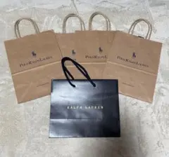 【POLO RALPH LAUREN】 ショップ袋 5枚セット ラルフローレン