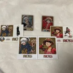 ワンピース ルフィ ロー ステータスカード フォトカード＆ステッカー