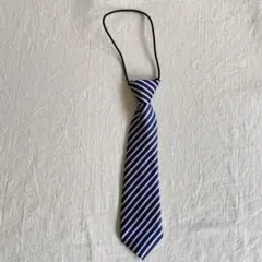 ストライプ ネクタイ ネイビー ホワイト/卒業式・入学式/子ども用ネクタイ