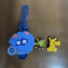 ポケモン　ライトプレスレット　モンジャラ　おまけ付き【シール、ミニフィギュア】