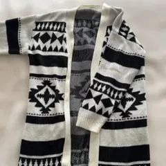 one way 幾何学模様 ロングカーディガンのサムネイル