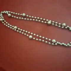 Y*E様 ホワイトパール 二重ストランドネックレス
