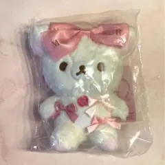 メゾンドフルール　コリラックマ　コラボ バッグチャーム　ぬいぐるみ　ホワイト