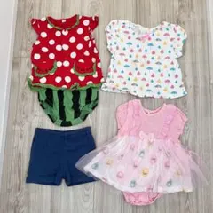 女の子 夏服 半袖 まとめ売り70〜80