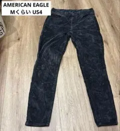 AMERICAN EAGLE ストレッチスキニーブラック Mくらい US4