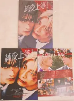 新品未読 映画 純愛上等！パンフレット フライヤー付 - メルカリ