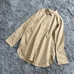 【匿名配送】ドゥクラッセ DoCLASSE ベージュ　長袖　シャツ　サイズ5