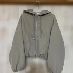 クロップド丈ジャンパーブルゾンレディース