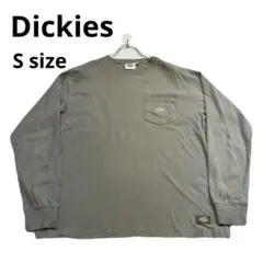 Dickies ディッキーズ 長袖 Tシャツ カーキ ポケット付　春夏コーデ