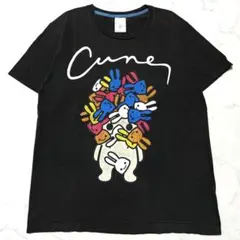 CUNE キューン 20周年記念 カラフル ウサギ 半袖 Tシャツ Sサイズ