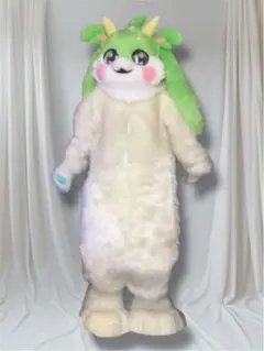 ケモノ着ぐるみ 龍ファーマスク fursuit コスプレヘッドのみのサムネイル
