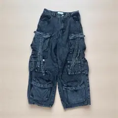 ADRER パラシュートカーゴパンツ デニム アドラー
