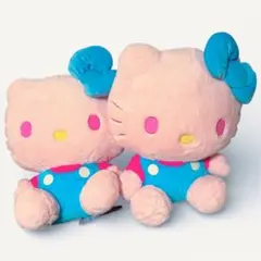 ハローキティ　ピンクとみずいろドール　GJ ぬいぐるみ　2点　新品