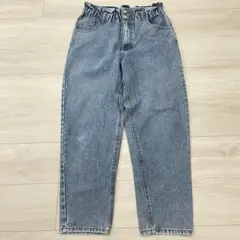 イング INGNI デニムパンツ ハイウエスト テーパード ゴムウエスト