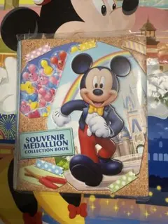 ディズニー スーベニアメダルブック　メダルケース　バルーン　ミッキー