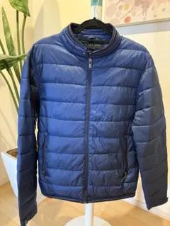 ZARA MAN ネイビー ダウンジャケット