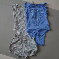 baby GAP ロンパース・かぼちゃパンツ 3点セット 60