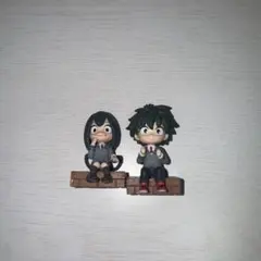 緑谷出久、蛙吹梅雨　フィギュア