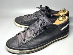 DIESEL メンズ 27.5cm ディーゼル ネイビー スニーカー くつ 靴