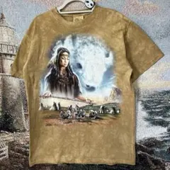THE MOUNTAIN バッファロー TシャツUSA製 L タイダイ