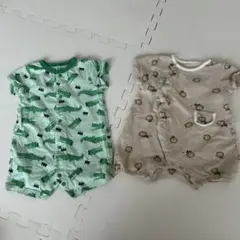 恐竜・ライオン柄ロンパース 70cm