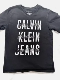 Calvin Klein Jeans Vネック Tシャツ ブラックのサムネイル