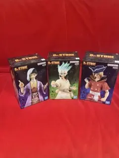 Dr.STONE フィギュア 石神千空 七海龍水 あさぎりゲン 3種セット