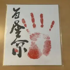 相撲 手形 色紙 9枚セット