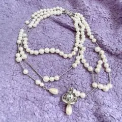 ヴィヴィアン ブロークン パール ネックレス