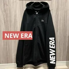 【美品】NEW ERA 乃木坂着用 フルジップパーカー プリントロゴ 古着 XL