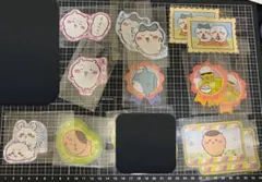 ちいかわダイカットステッカーセット5 ハチワレくりまんじゅうモモンガ鎧さん13枚