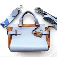 【美品】PELLE BORSA ペレボルサ 3wayレザーショルダートートバッグ