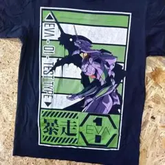 エヴァンゲリオン　半袖Tシャツ　S　EVA-01　初号機　US古着　[068]