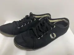 FRED PERRY ブラック スニーカー UK8