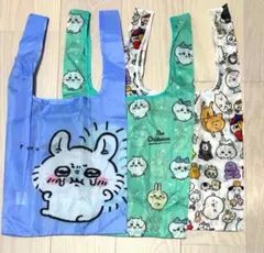 新品　ちいかわ　モモンガ　エコバッグ　ナガノマーケット　3個セット