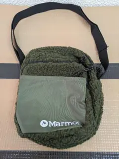 Marmot ボア ショルダーバッグ カーキ