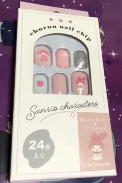 サンリオライセンス商品 マイメロディー 24枚 ネイルチップ