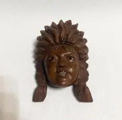 バリ島 木彫り 壁掛け 民族衣装 彫刻 オブジェ アジアン インテリア