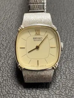 【新品電池】SEIKO 諏訪製 80s ヴィンテージ ゴールド シルバーのサムネイル